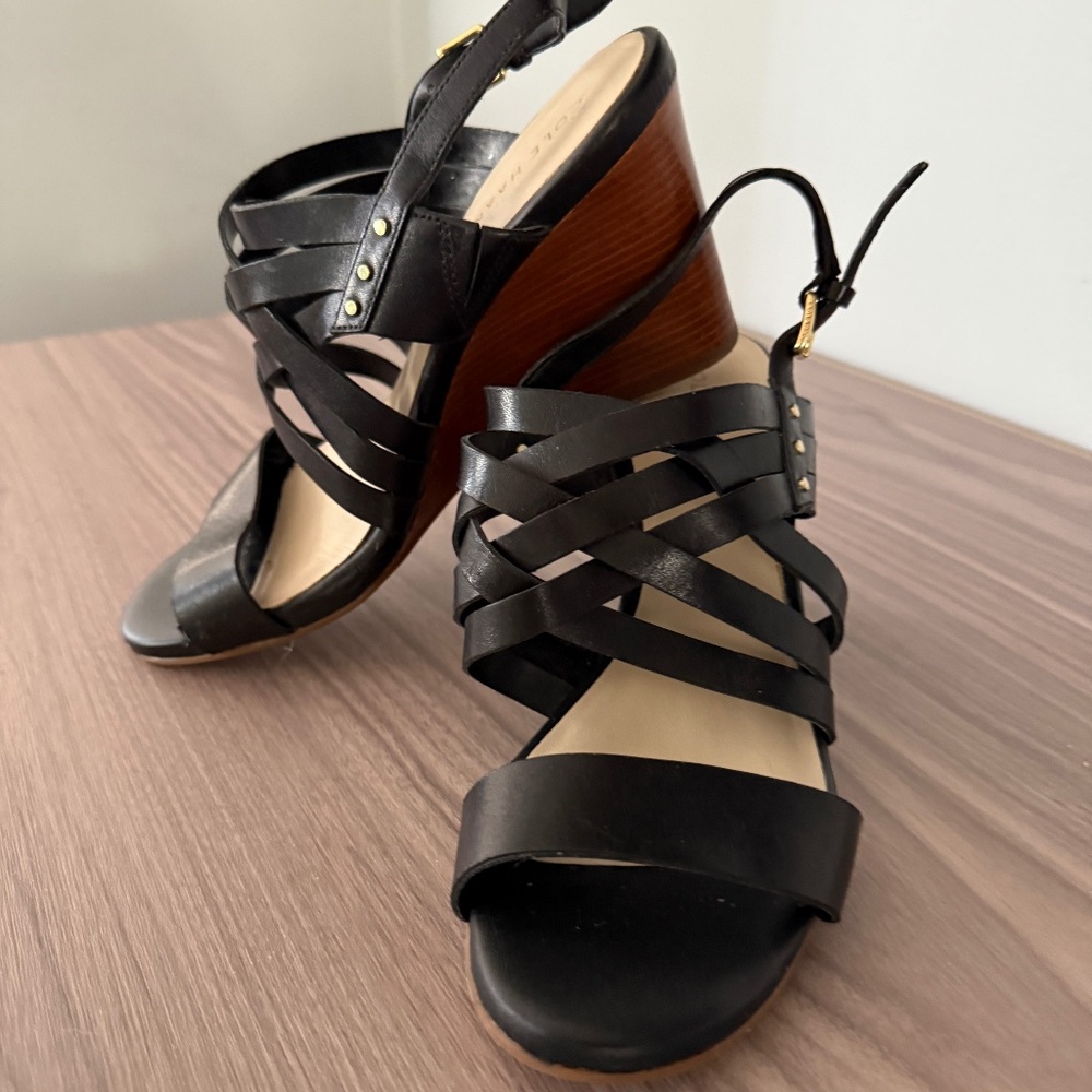 Cole Haan Black Wedge